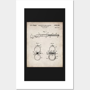 Remington Shotgun Patent - Police Officer Law Enforcement Art - Antique Posters and Art